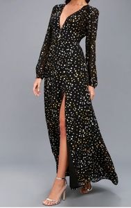 Luls Gold & Silver Long Sleeve Maxi (sold out)